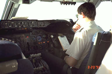 747 Flight deck
